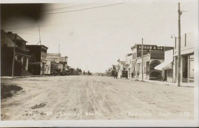 Main Street looking south, Radisson
