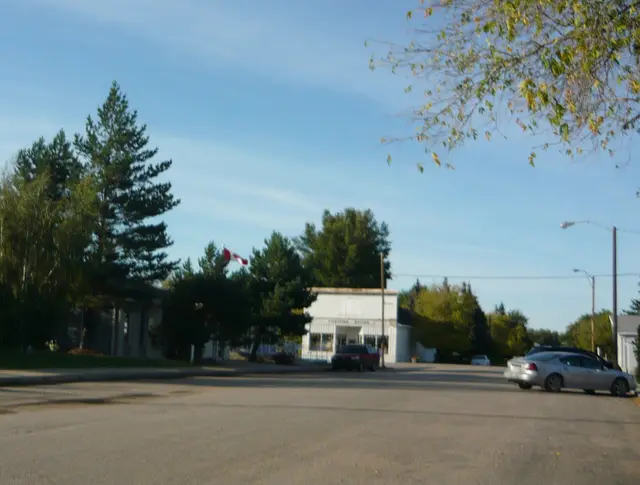 Business district of Borden, looking north along Shepard Street